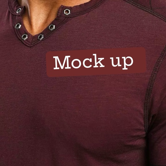 Buckle Black Burnout Men’s T-Shirts Maroon Size M - Picture 10 of 11